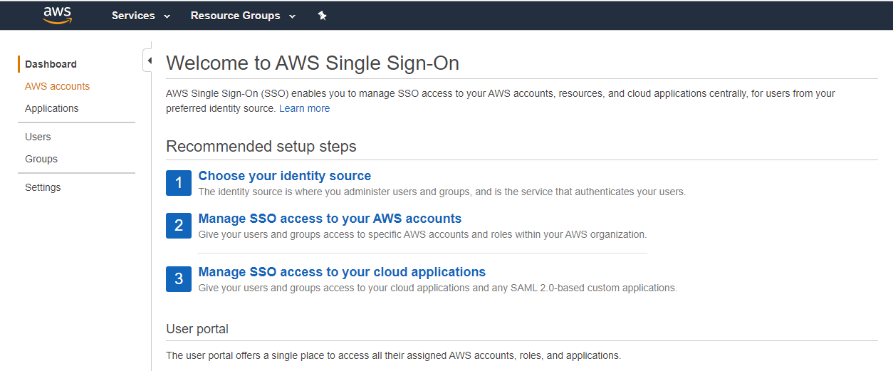Identity source selection