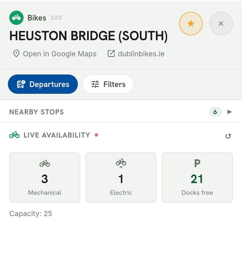 Heuston Bridge (South): live stock